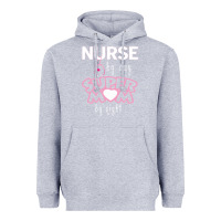 Heather Grey nurse by day super mom by night Heavyweight Hoodie - artisFamous