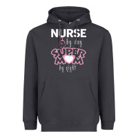 Nurse By Day Super Mom By Night Heavyweight Hoodie | Teevron