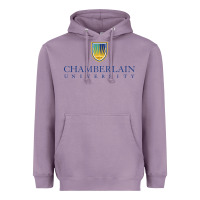 Lavender Chamberlain College Heavyweight Hoodie - artisFamous