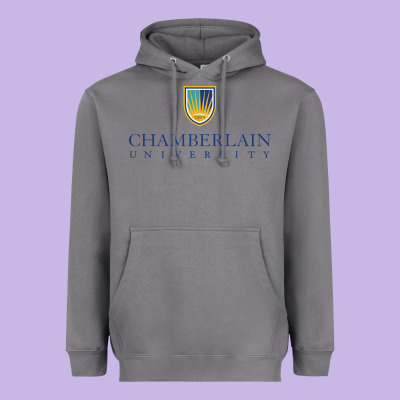 Chamberlain College Heavyweight Hoodie Designed By Artisfamous