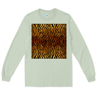 Matcha tiger seamless pattern Long Sleeve Tee - BundleAndBundleShop