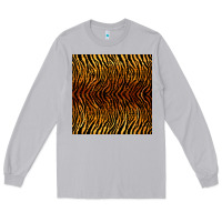 Moon Dust tiger seamless pattern Long Sleeve Tee - BundleAndBundleShop