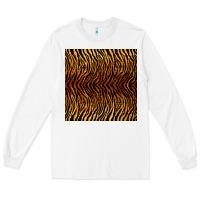 White tiger seamless pattern Long Sleeve Tee - BundleAndBundleShop