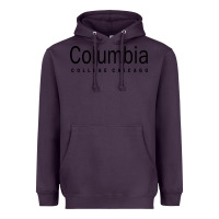 Plum Columbia College Chicago Heavyweight Hoodie - artisFamous