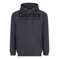 Smoke Columbia College Chicago Heavyweight Hoodie - artisFamous