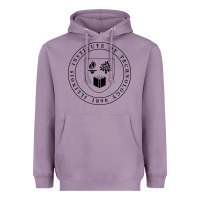 Lavender Illinois Institute of Technology College Heavyweight Hoodie - artisFamous