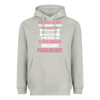 Moon Dust never underestimate mommy paramedic Heavyweight Hoodie - artisFamous