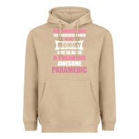Mushroom never underestimate mommy paramedic Heavyweight Hoodie - artisFamous