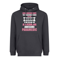 Smoke never underestimate mommy paramedic Heavyweight Hoodie - artisFamous