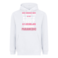 White never underestimate mommy paramedic Heavyweight Hoodie - artisFamous