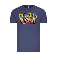 Vintage Denim USA 4th of July Vintage Tee - FaDigitalArtStudio