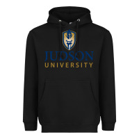 Black Judson College Heavyweight Hoodie - artisFamous