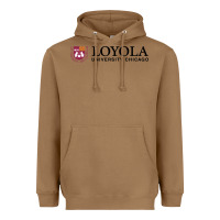 Toasted Coconut Loyola College Chicago Heavyweight Hoodie - artisFamous