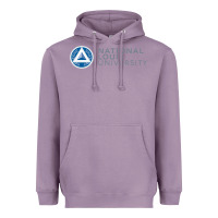 Lavender National Louis College Heavyweight Hoodie - artisFamous