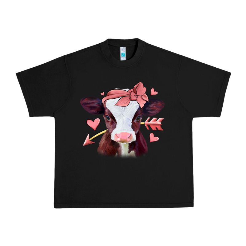 Valentines Day Baby Calf Urban Heavy Tee by Jasminsmagicworld | Teevron