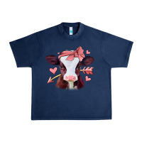 Navy valentines day baby calf Urban Heavy Tee - Jasminsmagicworld