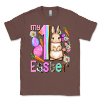 Chestnut My first Easter Girl Easter Day Classic Tee - HowdyJamesFarm