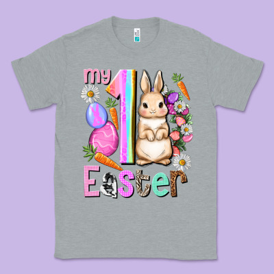 My First Easter Girl Easter Day Classic Tee Designed By Howdyjamesfarm