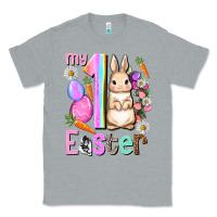 Heather Grey My first Easter Girl Easter Day Classic Tee - HowdyJamesFarm