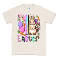 Natural My first Easter Girl Easter Day Classic Tee - HowdyJamesFarm