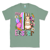 Sage My first Easter Girl Easter Day Classic Tee - HowdyJamesFarm