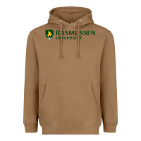 Toasted Coconut Rasmussen College Heavyweight Hoodie - artisFamous
