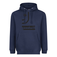 Navy goodwill classic Heavyweight Hoodie - artisFamous