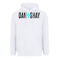 White dan+shay Heavyweight Hoodie - artisFamous