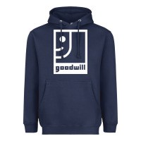Navy goodwill classic Heavyweight Hoodie - artisFamous