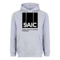 Heather Grey School of The Art Institute of Chicago College Heavyweight Hoodie - artisFamous