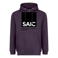Plum School of The Art Institute of Chicago College Heavyweight Hoodie - artisFamous