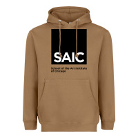 Toasted Coconut School of The Art Institute of Chicago College Heavyweight Hoodie - artisFamous