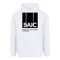 White School of The Art Institute of Chicago College Heavyweight Hoodie - artisFamous