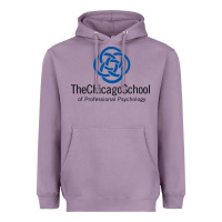 Lavender The Chicago School of Professional Psychology Heavyweight Hoodie - artisFamous