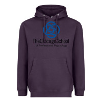 Plum The Chicago School of Professional Psychology Heavyweight Hoodie - artisFamous