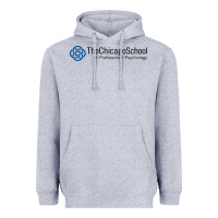 Heather Grey The Chicago School of Professional Psychology Heavyweight Hoodie - artisFamous