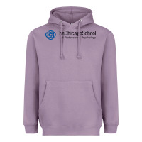 Lavender The Chicago School of Professional Psychology Heavyweight Hoodie - artisFamous