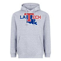 Heather Grey louisiana tech athletics Heavyweight Hoodie - artisFamous