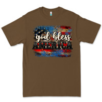 Cacao God bless America  4th of July Premium Tee - CowGirlArtShop