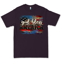 Plum God bless America  4th of July Premium Tee - CowGirlArtShop