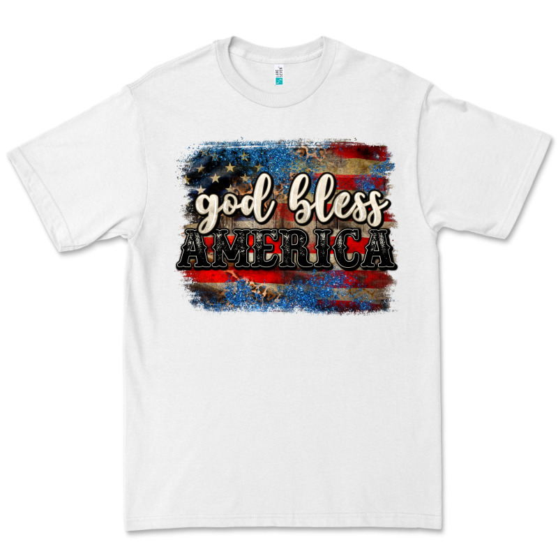 God Bless America  4th Of July Premium Tee by CowGirlArtShop | Teevron