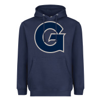 Navy georgetown hoyas Heavyweight Hoodie - artisFamous