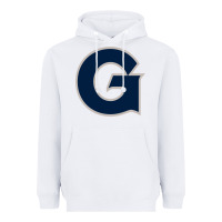 White georgetown hoyas Heavyweight Hoodie - artisFamous