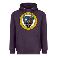 Plum drew university Heavyweight Hoodie - artisFamous
