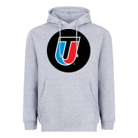 Heather Grey Universal Technical Institute College Heavyweight Hoodie - artisFamous