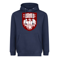 Navy College of Chicago Heavyweight Hoodie - artisFamous