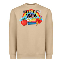 Mushroom back to school hello fifth grade 3200x2400 Heavyweight Sweatshirt - AdoDesignShop