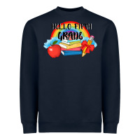 Navy back to school hello fifth grade 3200x2400 Heavyweight Sweatshirt - AdoDesignShop