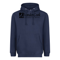 Navy Vandercook College of Music Heavyweight Hoodie - artisFamous