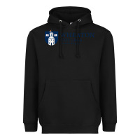 Black Wheaton College (Illinois) Heavyweight Hoodie - artisFamous